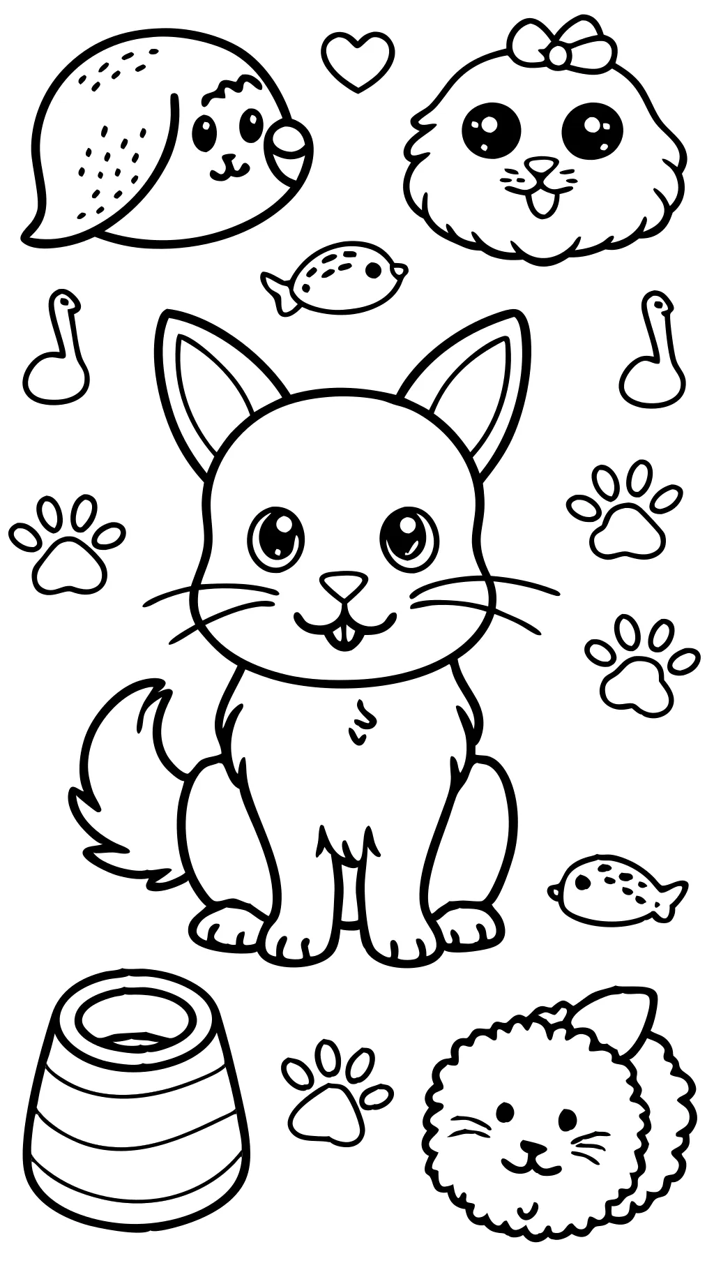 coloriages pour animaux de compagnie